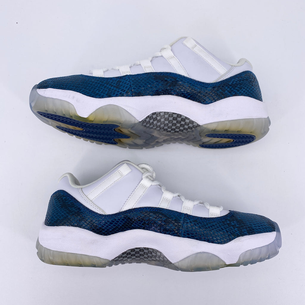 Air Jordan 11 Retro Low "Snake Navy" 2019 New Size 8.5