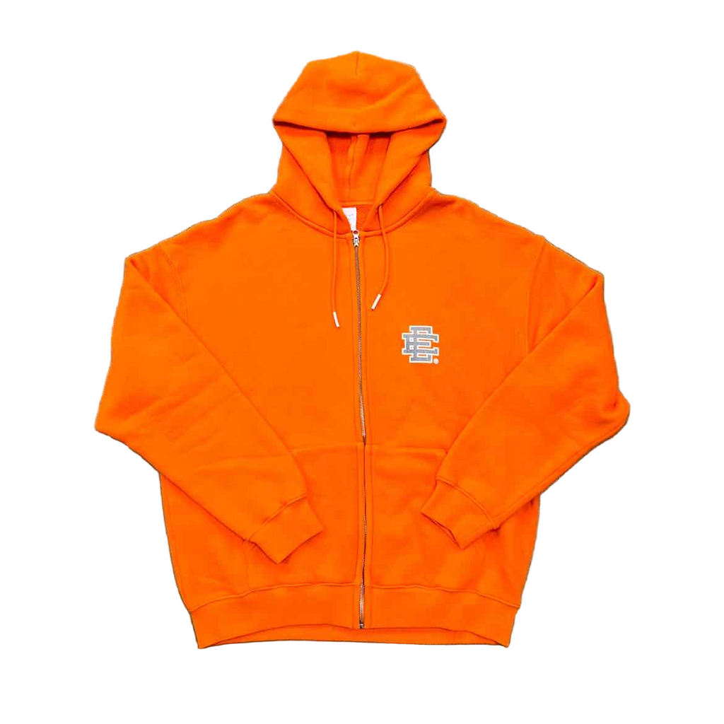Eric Emanuel Zip Up "BASIC LOGO" Orange New Size XL