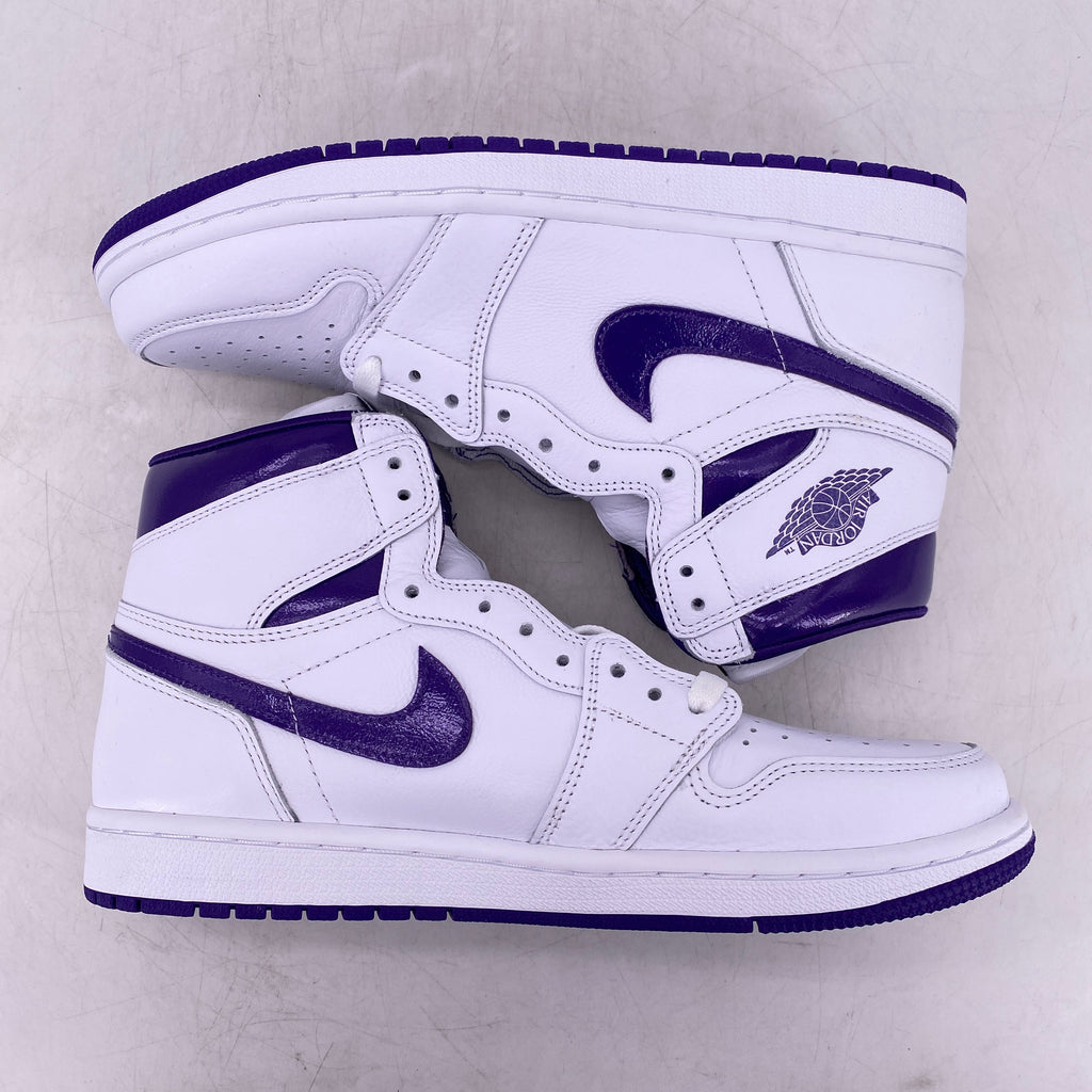 Air Jordan (W) 1 Retro High OG "Court Purple" 2021 New Size 9.5W