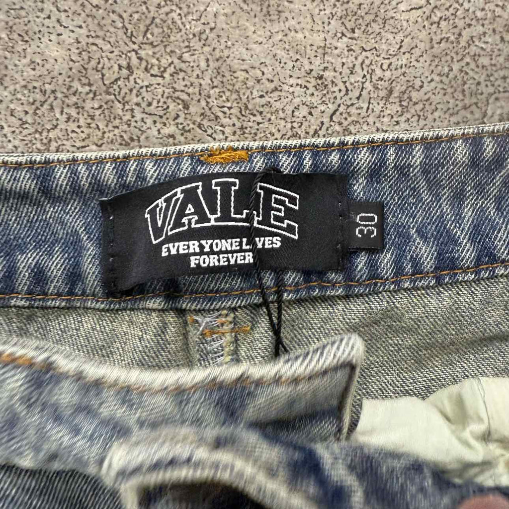 Vale Jeans "RHINESTONE" Blue Used Size 30