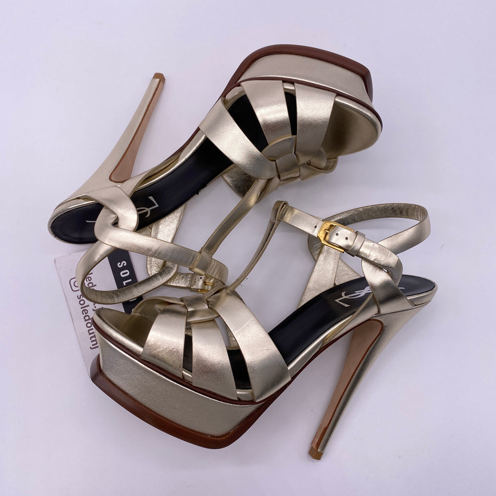 Saint Laurent Tribute "105 Ysl Heels"  New Size 37.5
