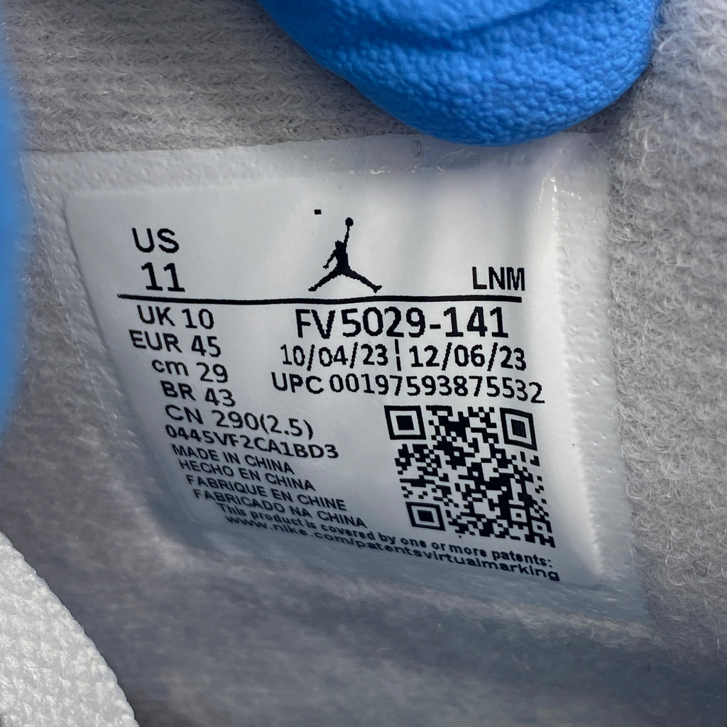 Air Jordan 4 Retro "Military Blue" 2024 New Size 11