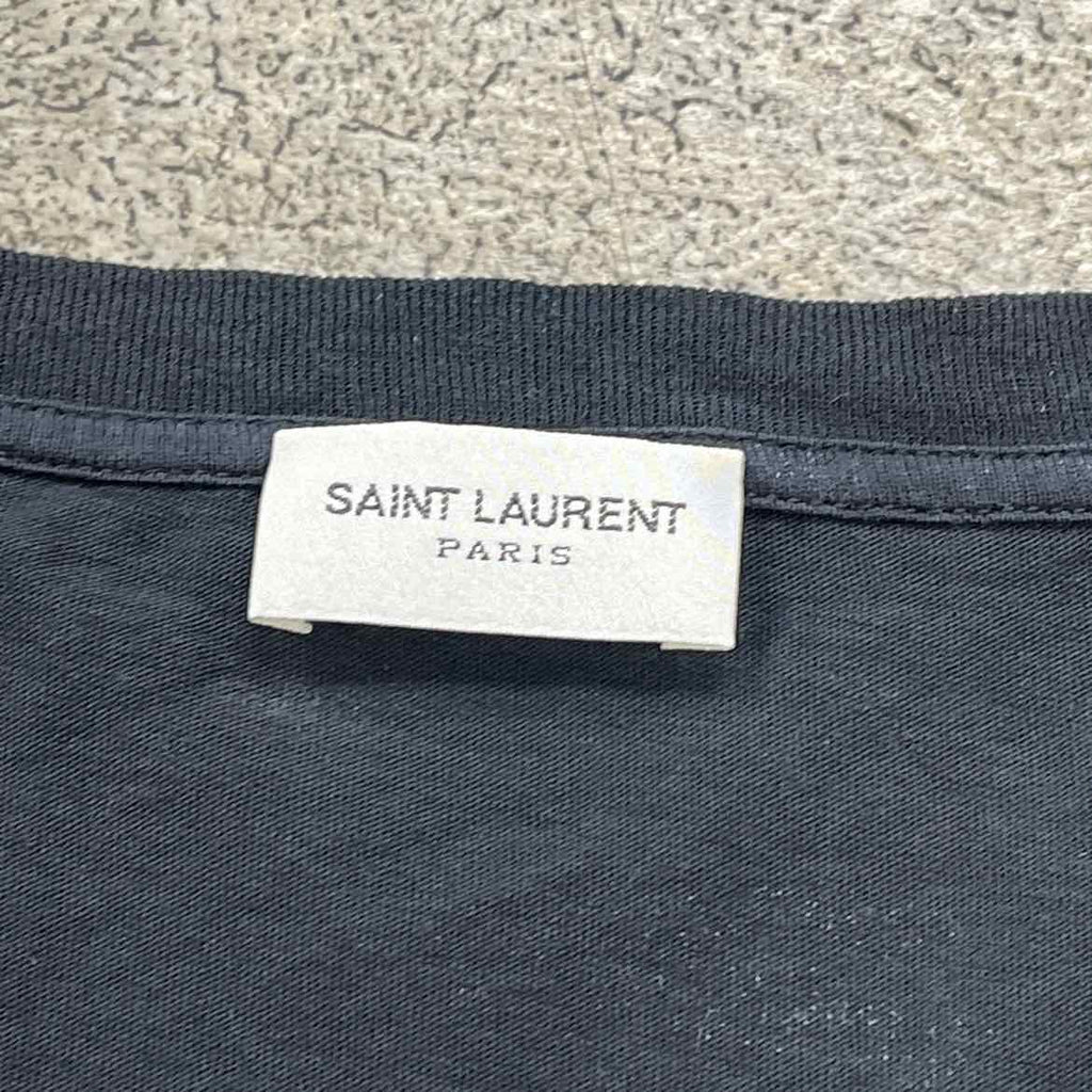 Saint Laurent T-Shirt "TIE DYE" Green Used Size 2XL