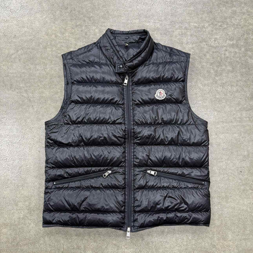 Moncler Vest "GUI GILET" Black Used Size 2