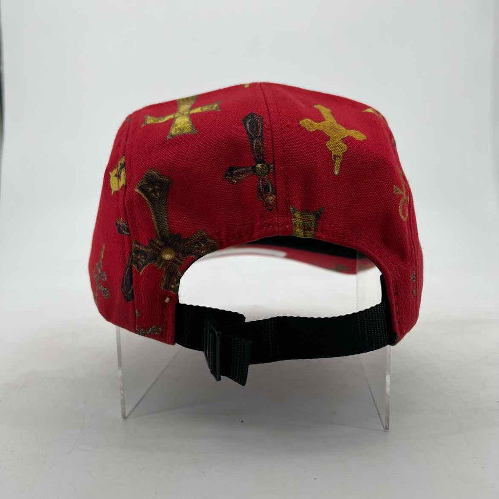 Supreme Camp Cap "CROSSES" Used Red Size OS