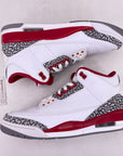 Air Jordan 3 Retro "Cardinal Red" 2022 Used Size 10.5