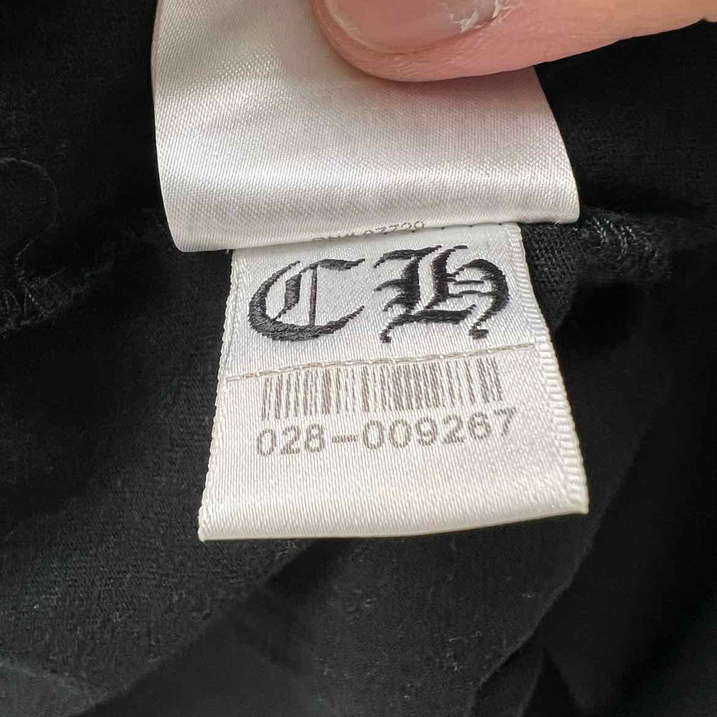 Chrome Hearts Long Sleeve "MADE IN HOLLYWOOD" Black Used Size M