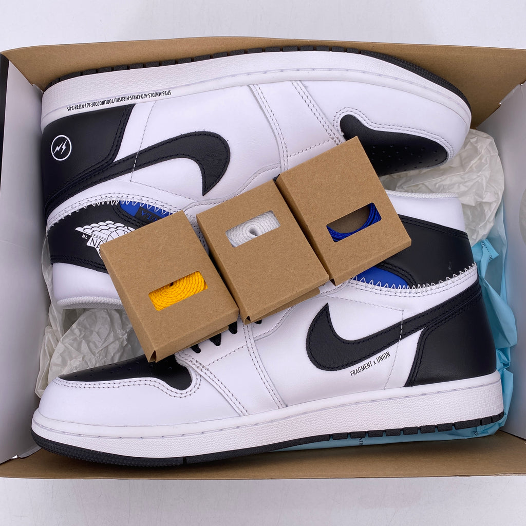 Air Jordan 1 Retro High OG "Union Fragment White Black" 2026 New Size 12
