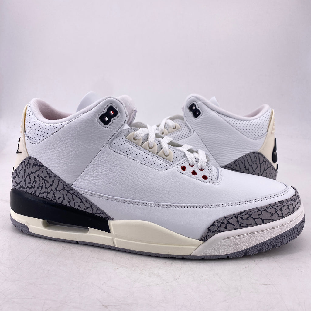 Air Jordan 3 Retro "White Cement" 2023 New Size 12.5
