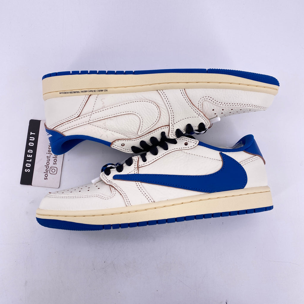 Air Jordan 1 Low OG SP "Travis Fragment Military Blue" 2025 New Size 8