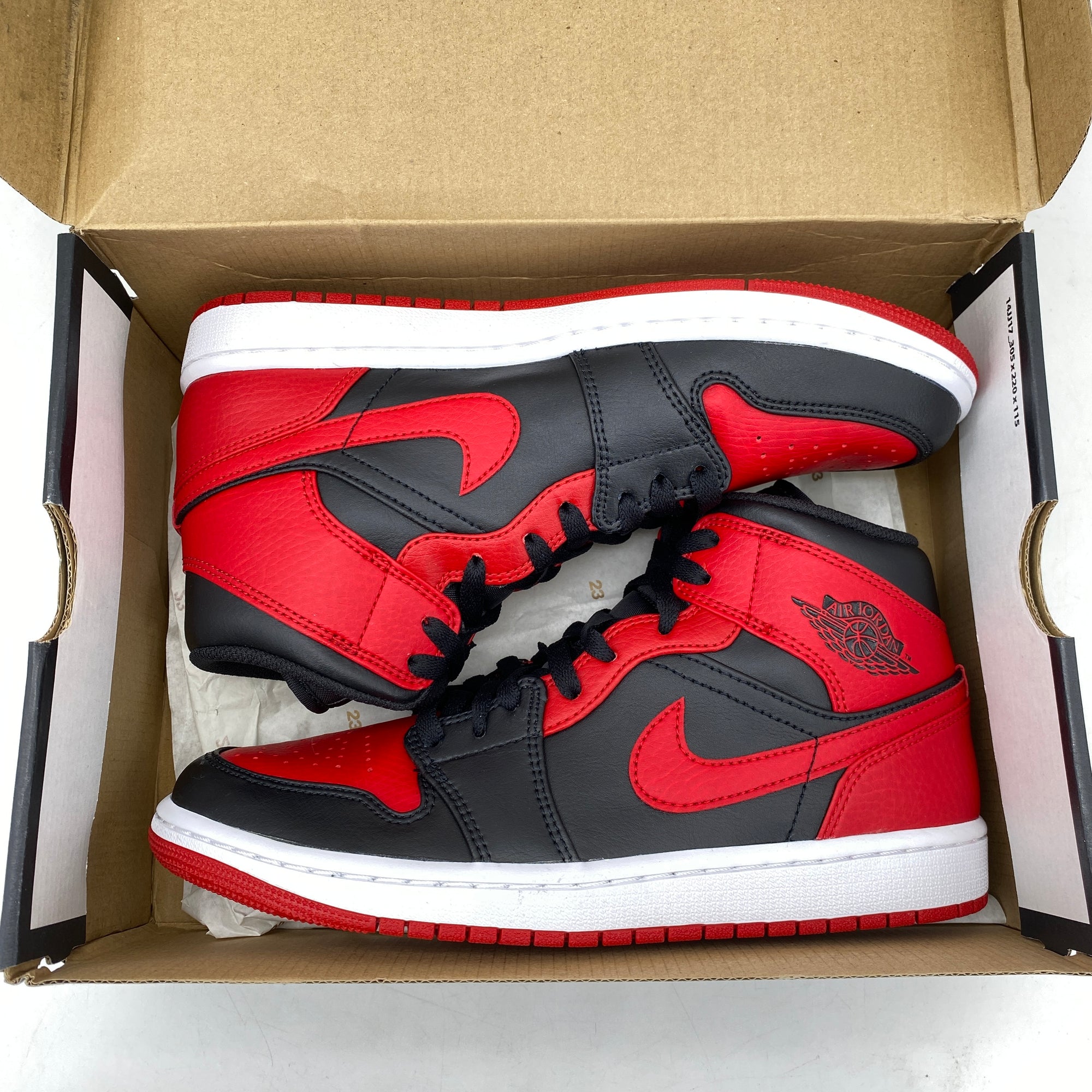 Air Jordan 1 Mid &quot;Banned&quot; 2020 New Size 8