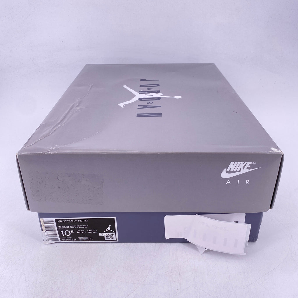 Air Jordan 11 Retro "Cool Grey" 2021 New Size 10.5