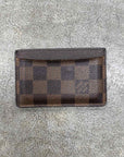 Louis Vuitton Card Holder "MONOGRAM" Used Brown