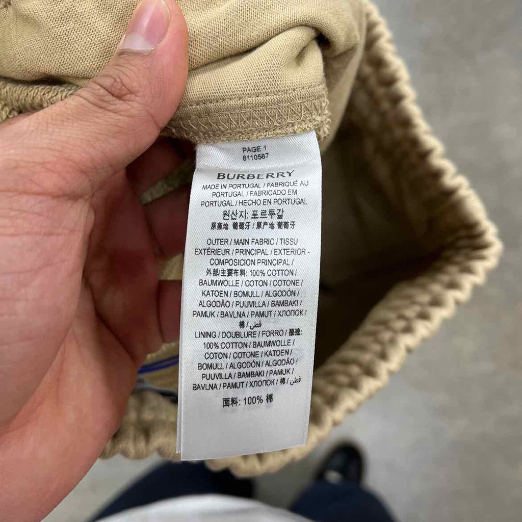 Burberry Shorts "KNIGHT STAMP" Flax New Size S