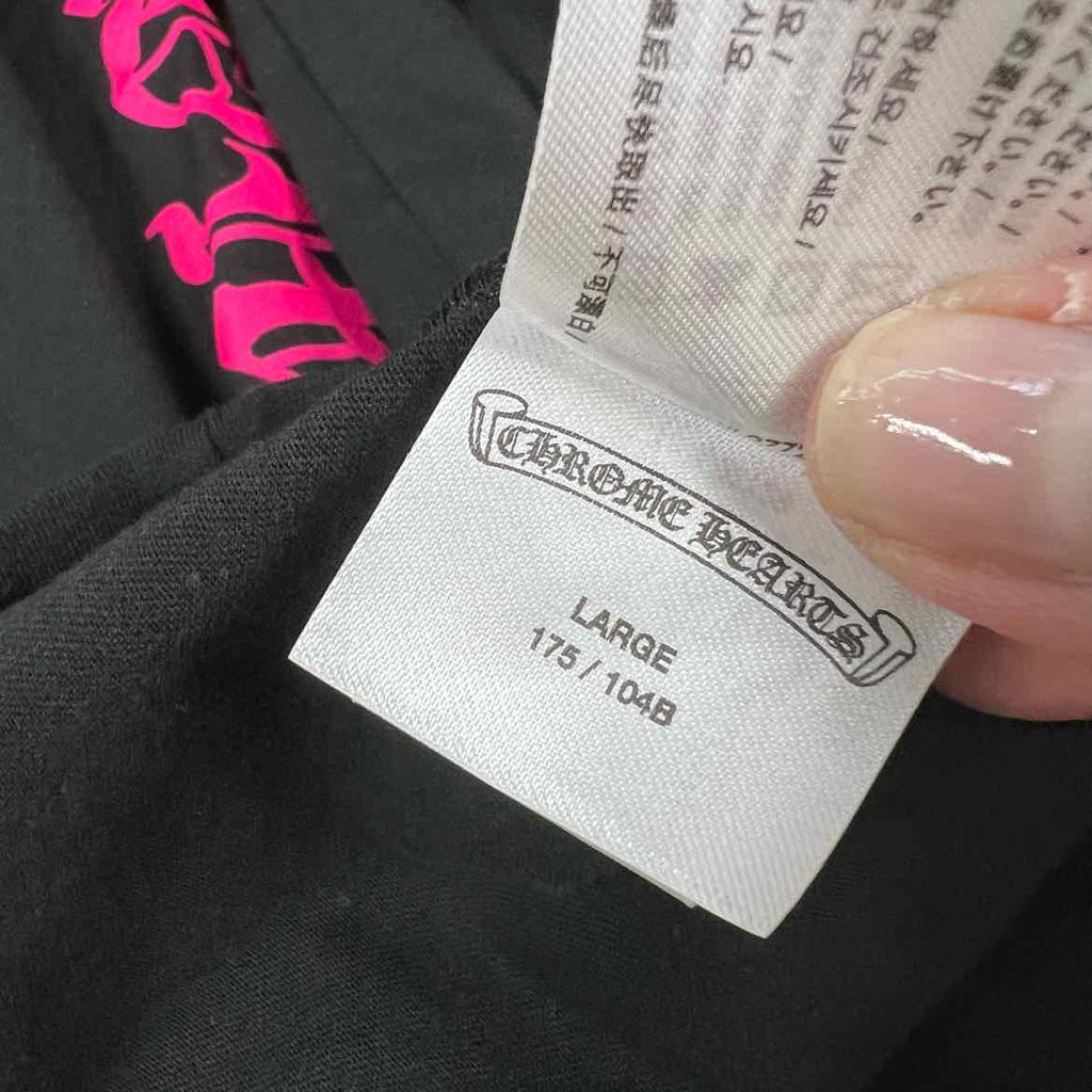 Chrome Hearts Long Sleeve "POCKET" Black New Size L