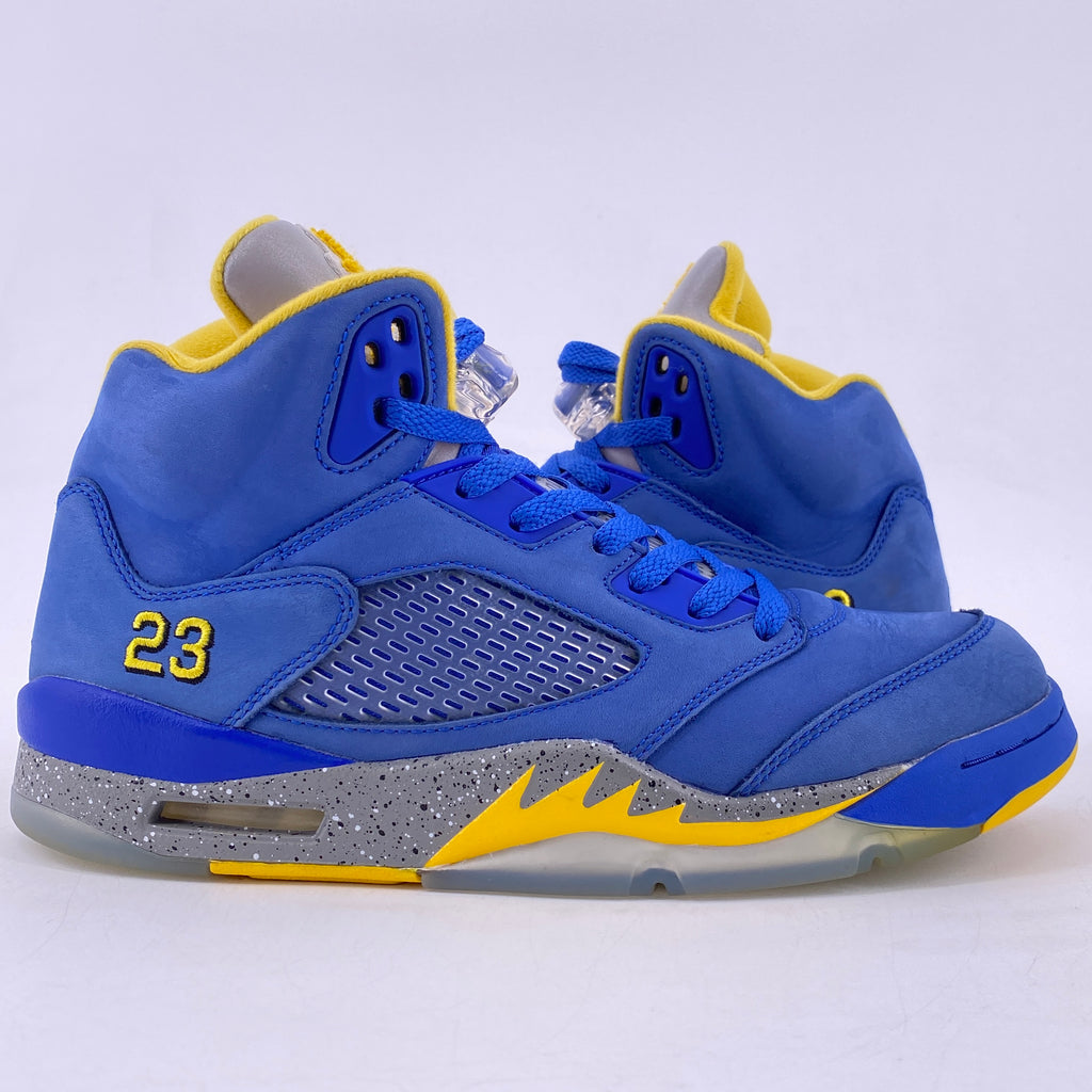 Air Jordan 5 Retro "Laney Varsity Royal" 2019 Used Size 9