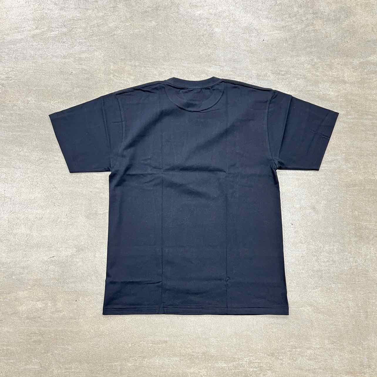 Bape T-Shirt &quot;DISTORTION COLLEGE&quot; Black New Size XL