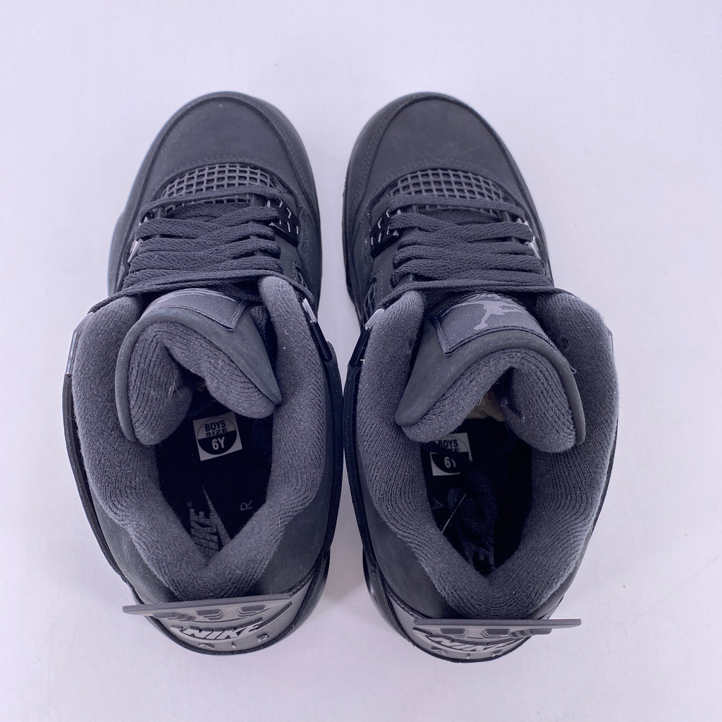 Air Jordan (GS) 4 Retro "Black Cat" 2025 New Size 6Y