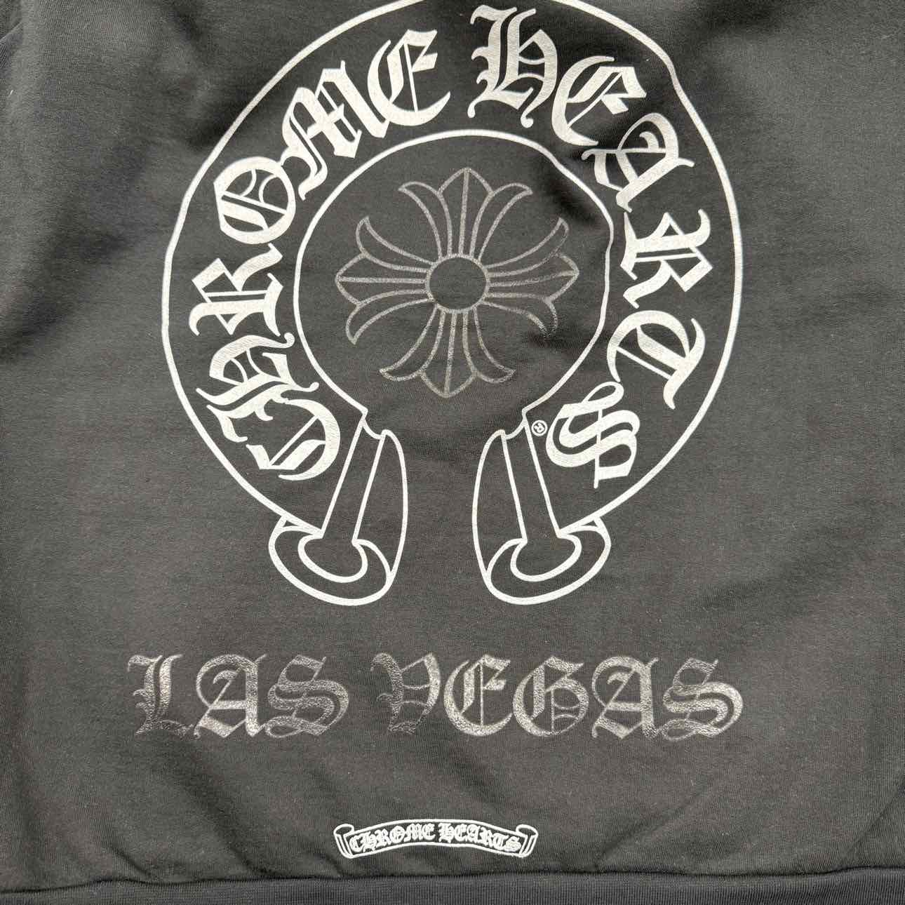 Chrome Hearts Hoodie &quot;LAS VEGAS&quot; Black Used Size M