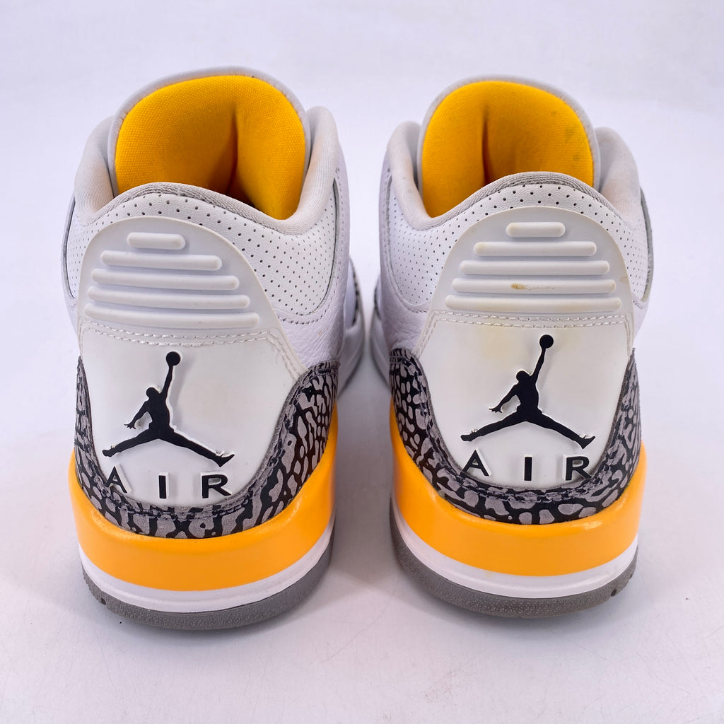 Air Jordan (W) 3 Retro "Laser Orange" 2020 Used Size 10.5W