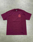 ASSC T-Shirt "LOGO" Maroon New Size XL