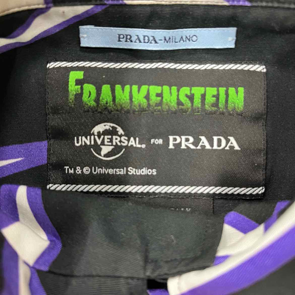 Prada Button Up Purple "FRANKENSTEIN" Used Size M