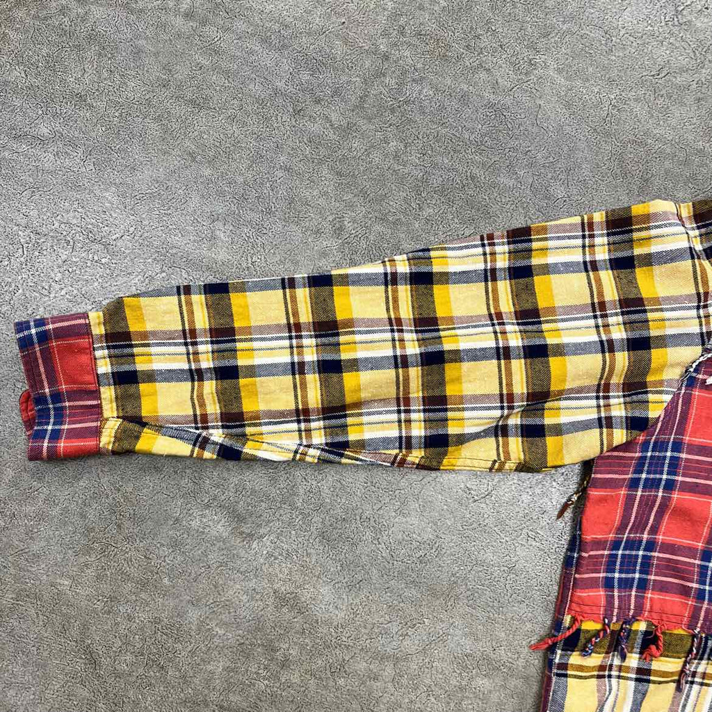 Denim Tears Flannel "FRAYED" Multicolor Used Size L