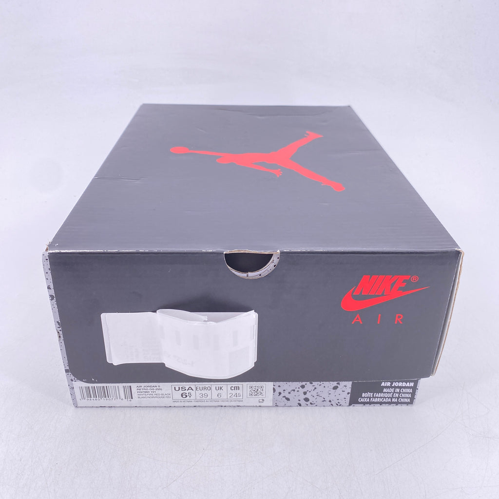 Air Jordan (GS) 5 Retro "Fire Red" 2025 New Size 6.5Y