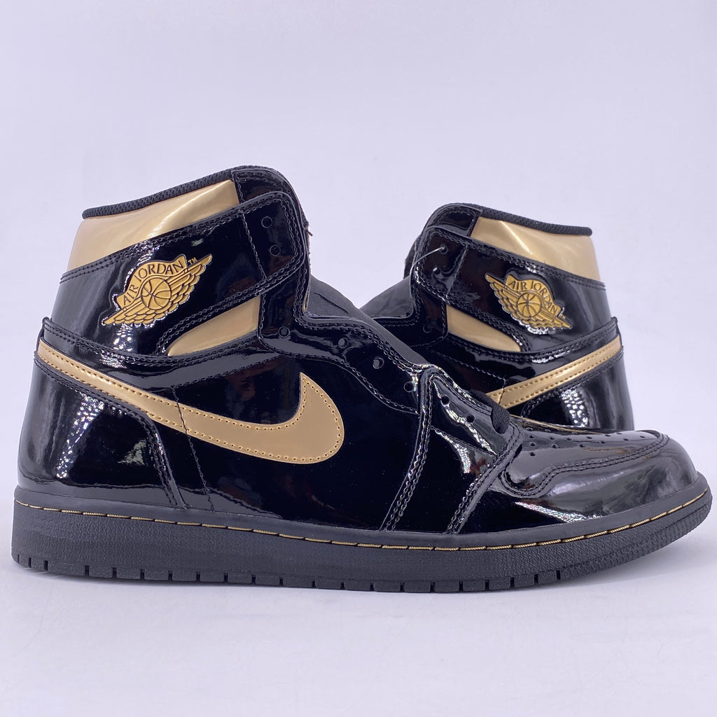 Air Jordan 1 Retro High OG "Black Metallic Gold" 2020 New Size 12