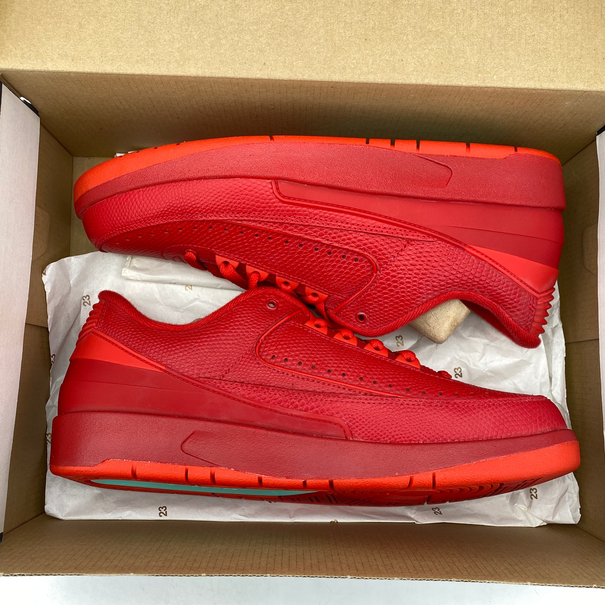 Air Jordan 2 Retro Low &quot;Gym Red&quot; 2016 New Size 9