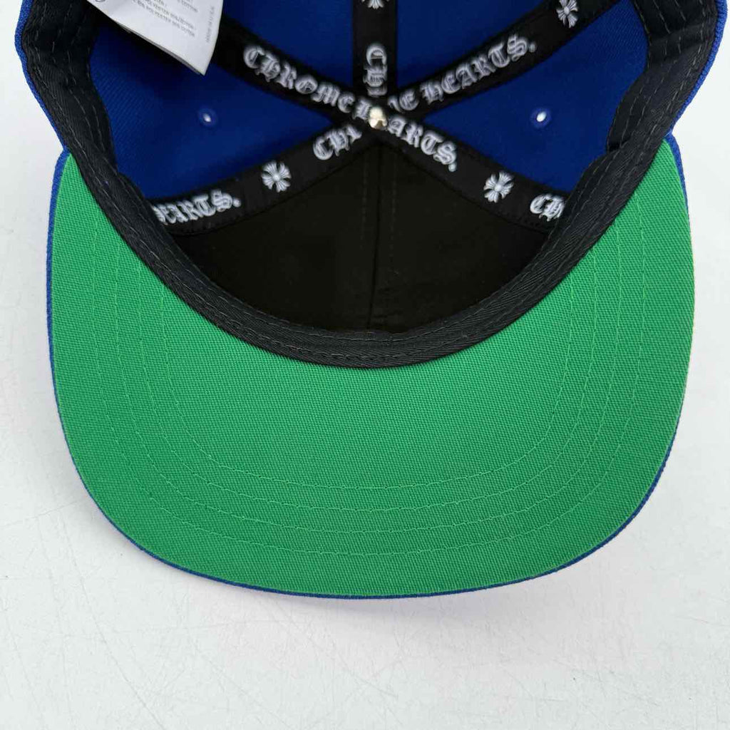 Chrome Hearts Snapback "CH 6 PANEL" New Blue Size OS
