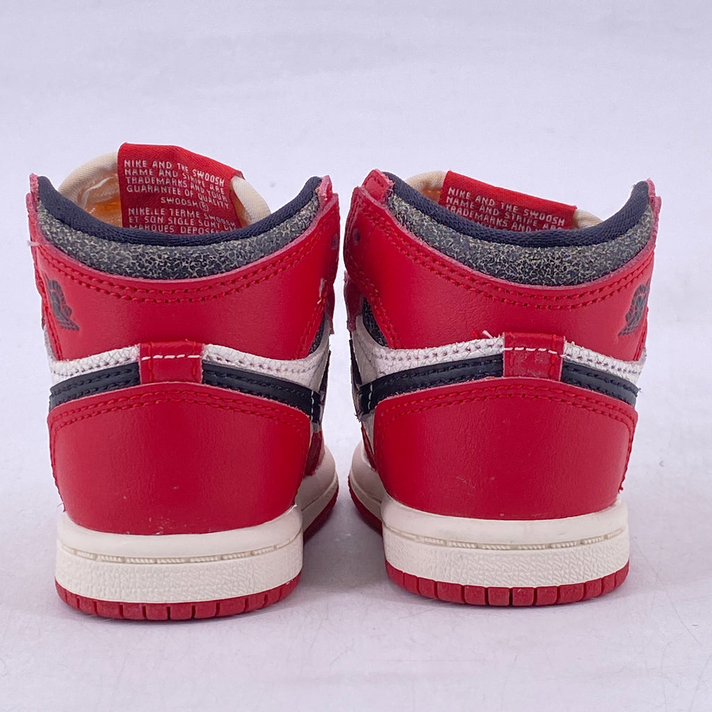 Air Jordan (TD) 1 Retro High OG "Lost And Found" 2022 New Size 4c