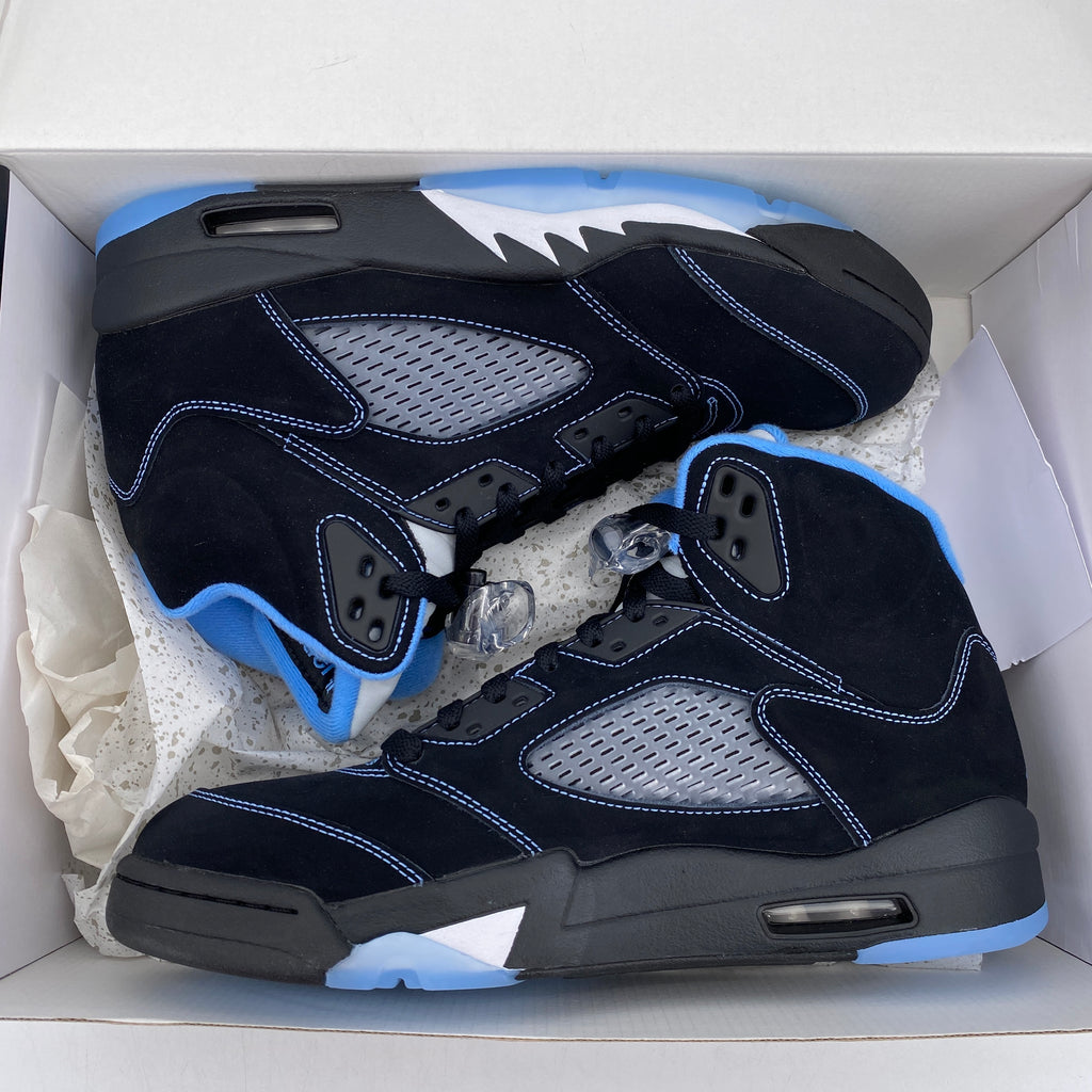 Air Jordan 5 Retro "Black University Blue" 2026 New Size 9.5