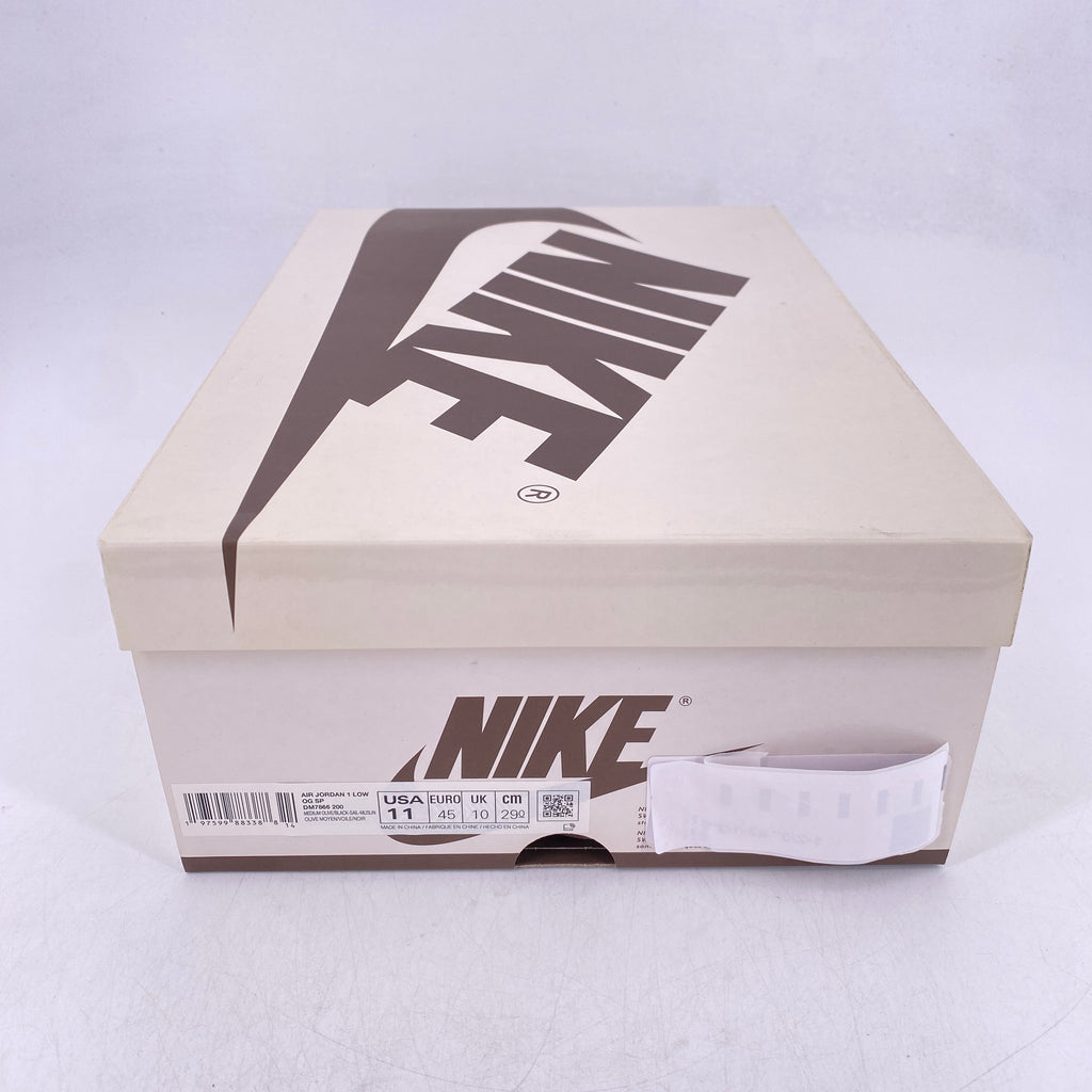Air Jordan 1 Low OG SP "Travis Scott Medium Olive" 2024 New Size 11