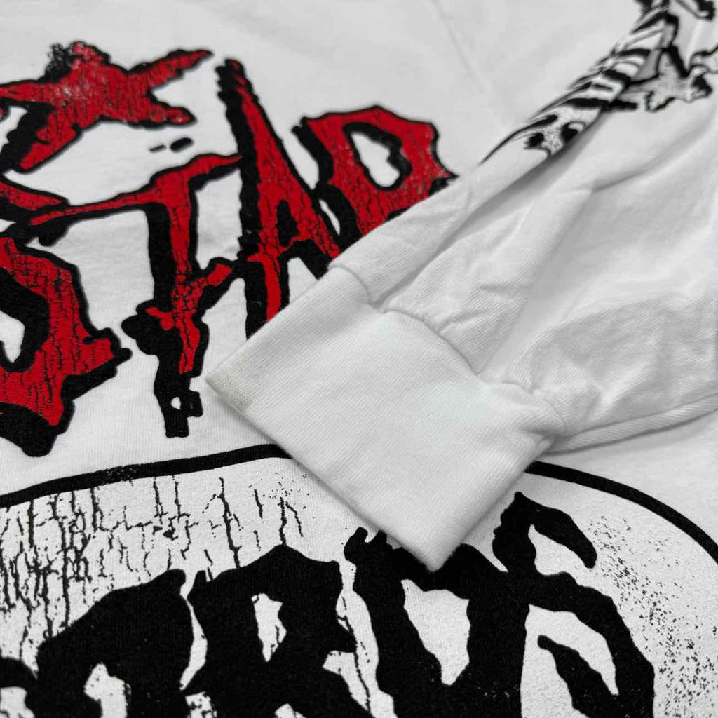 Hellstar Long Sleeve "RECORDS" White New Size L