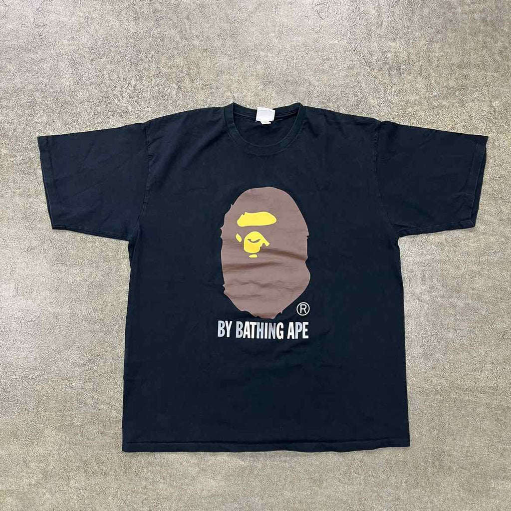 Bape T-Shirt "APE HEAD" Black Used Size 3XL