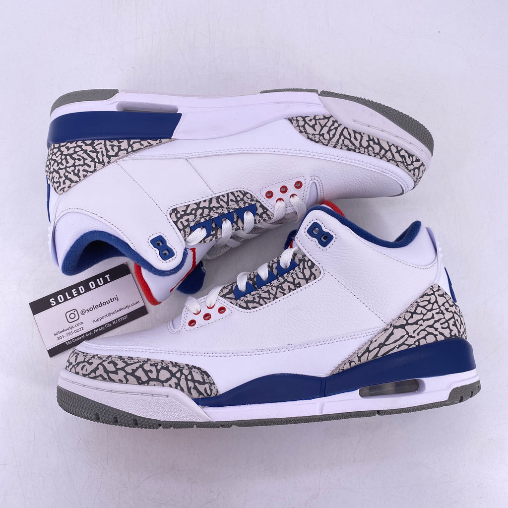 Air Jordan 3 Retro "True Blue" 2016 Used Size 11.5