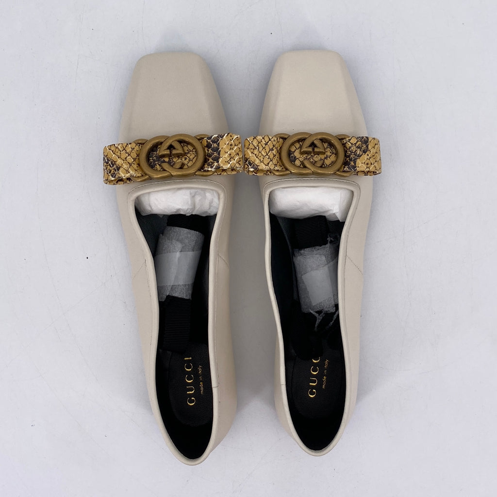 Gucci Flat "Double G Ballet"  New Size 36