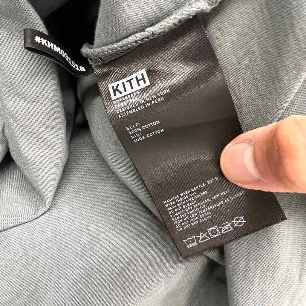 Kith T-Shirt "PHANTOM" Grey Used Size XXL