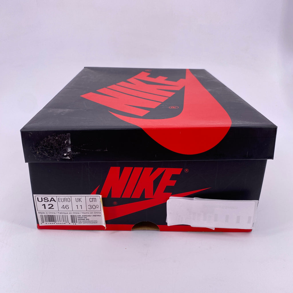 Air Jordan 1 Retro High OG "Pine Green" 2018 Used Size 12