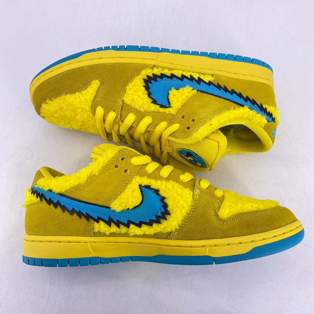 Nike SB Dunk Low "Grateful Dead Yellow" 2020 New Size 9.5
