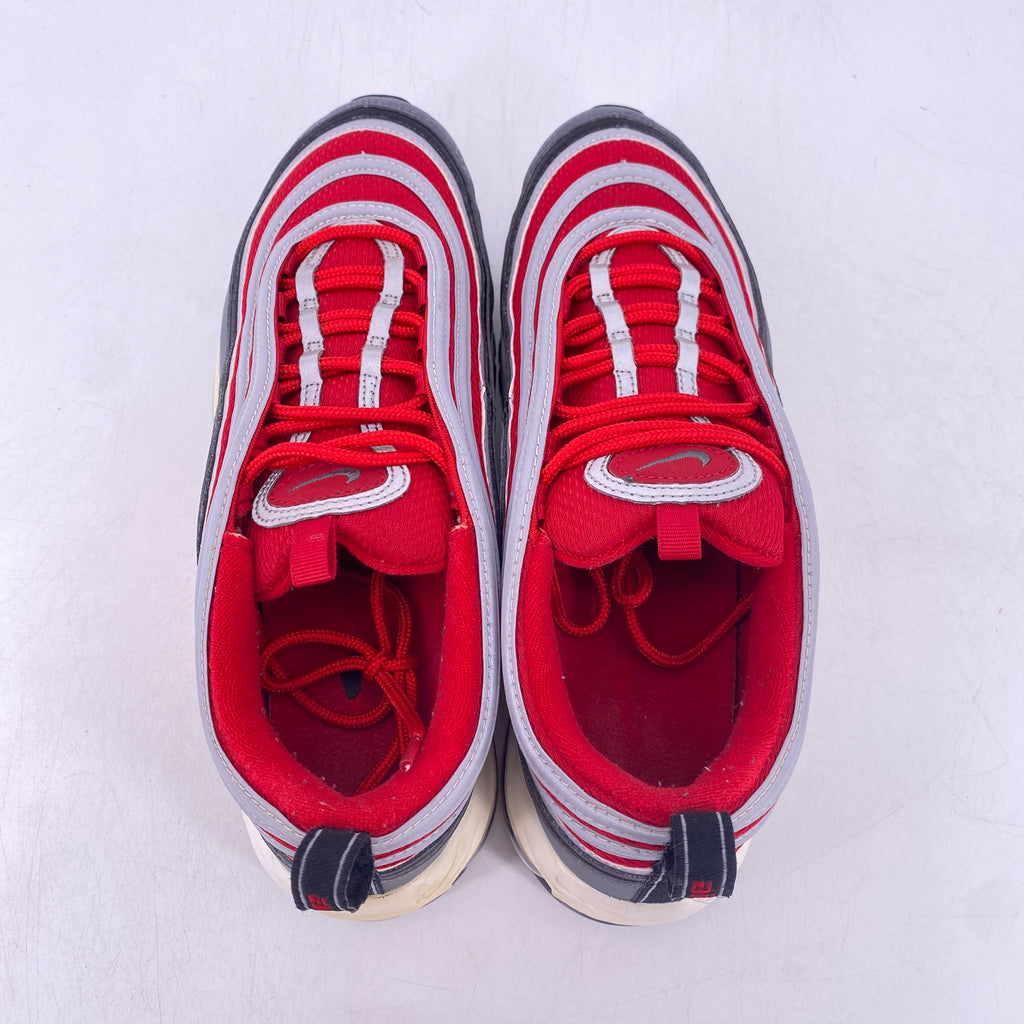Nike Air Max 97 "Dark Grey Gym Red" 2018 Used Size 9.5
