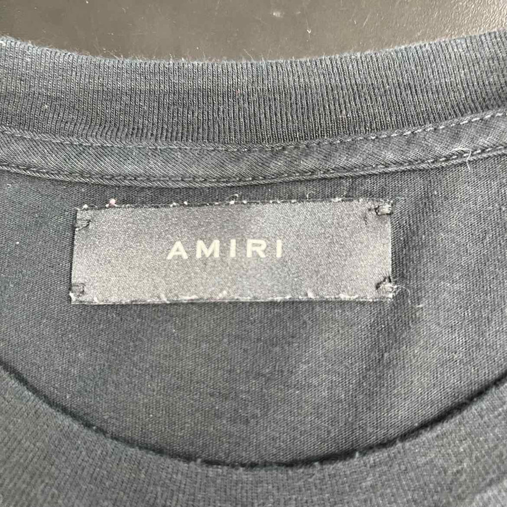 Amiri T-Shirt "BANDANA LOGO" Black Used Size XL