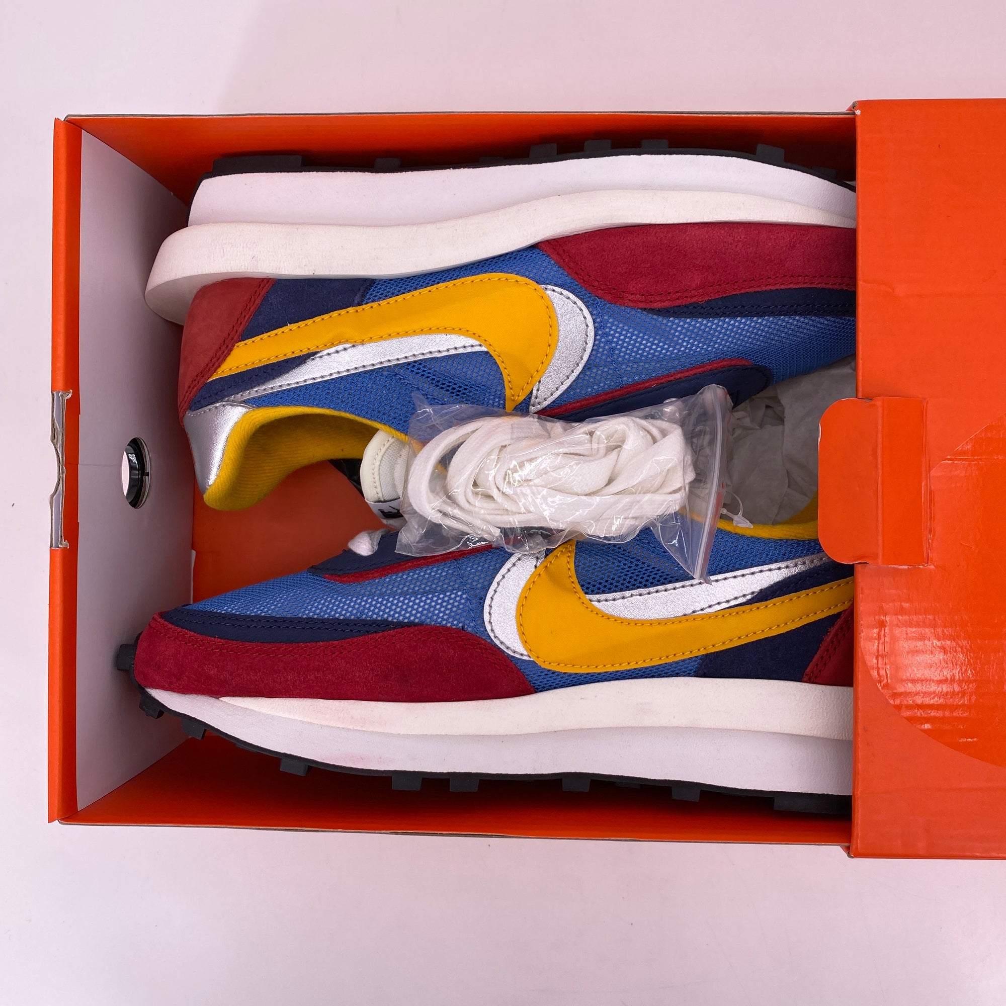 Nike LD WAFFLE / Sacai &quot;Blue Multi&quot; 2019 New Size 8