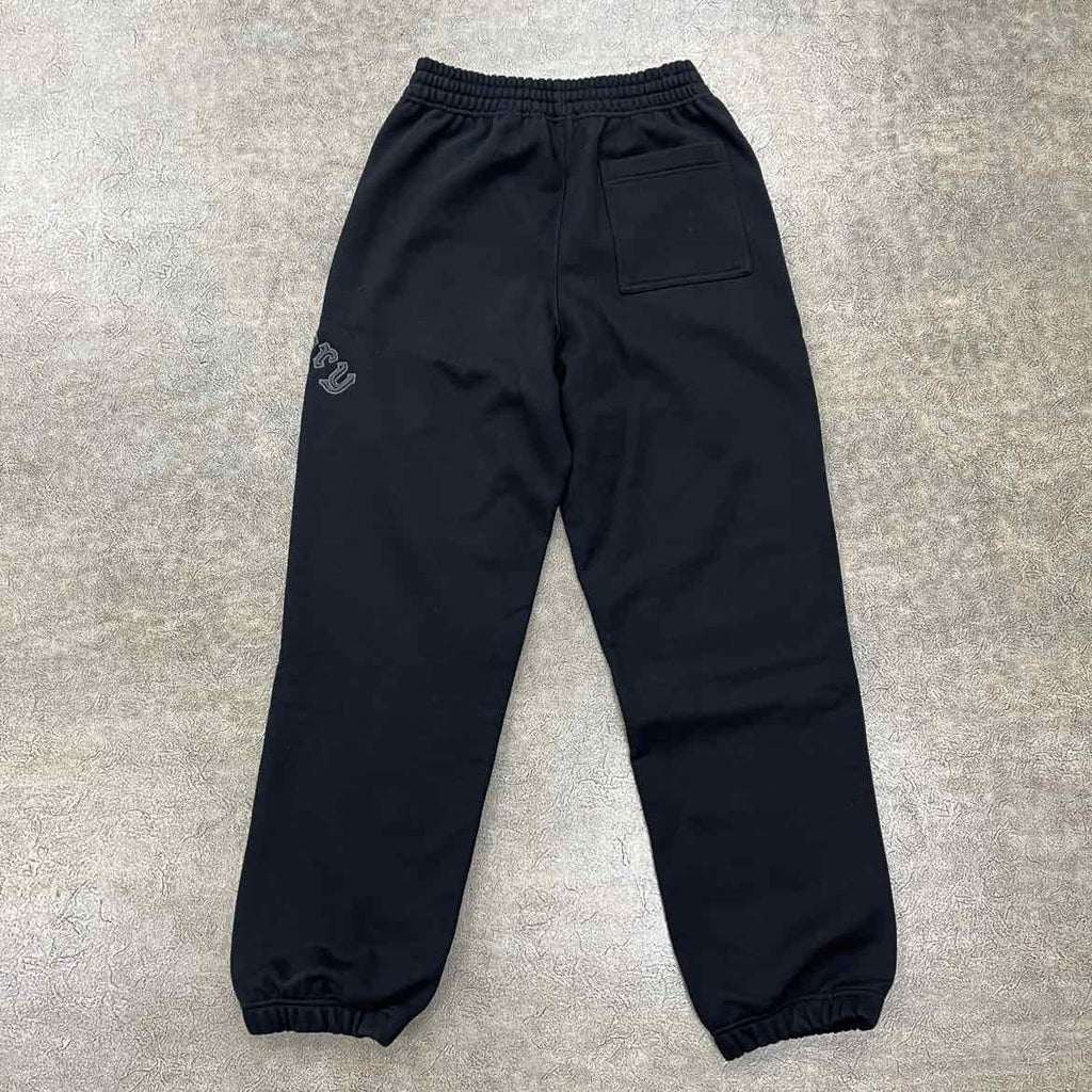 Burberry Sweatpants "GOTHIC LOGO" Black New Size S