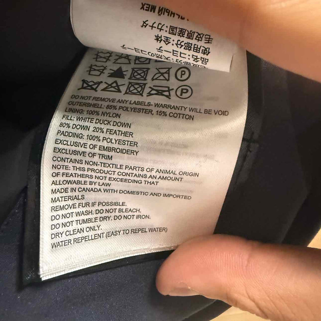 Canada Goose Jacket "LANGFORD" Navy Used Size S