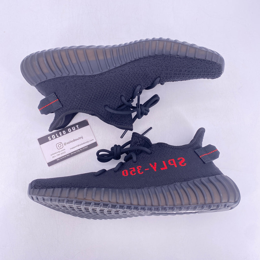 Yeezy 350 v2 "Black Red" 2018 New Size 10