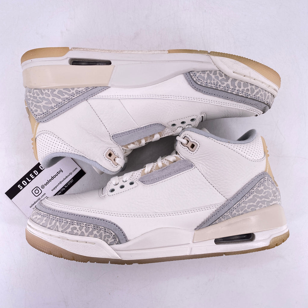 Air Jordan 3 Retro "Craft Ivory" 2024 Used Size 8.5