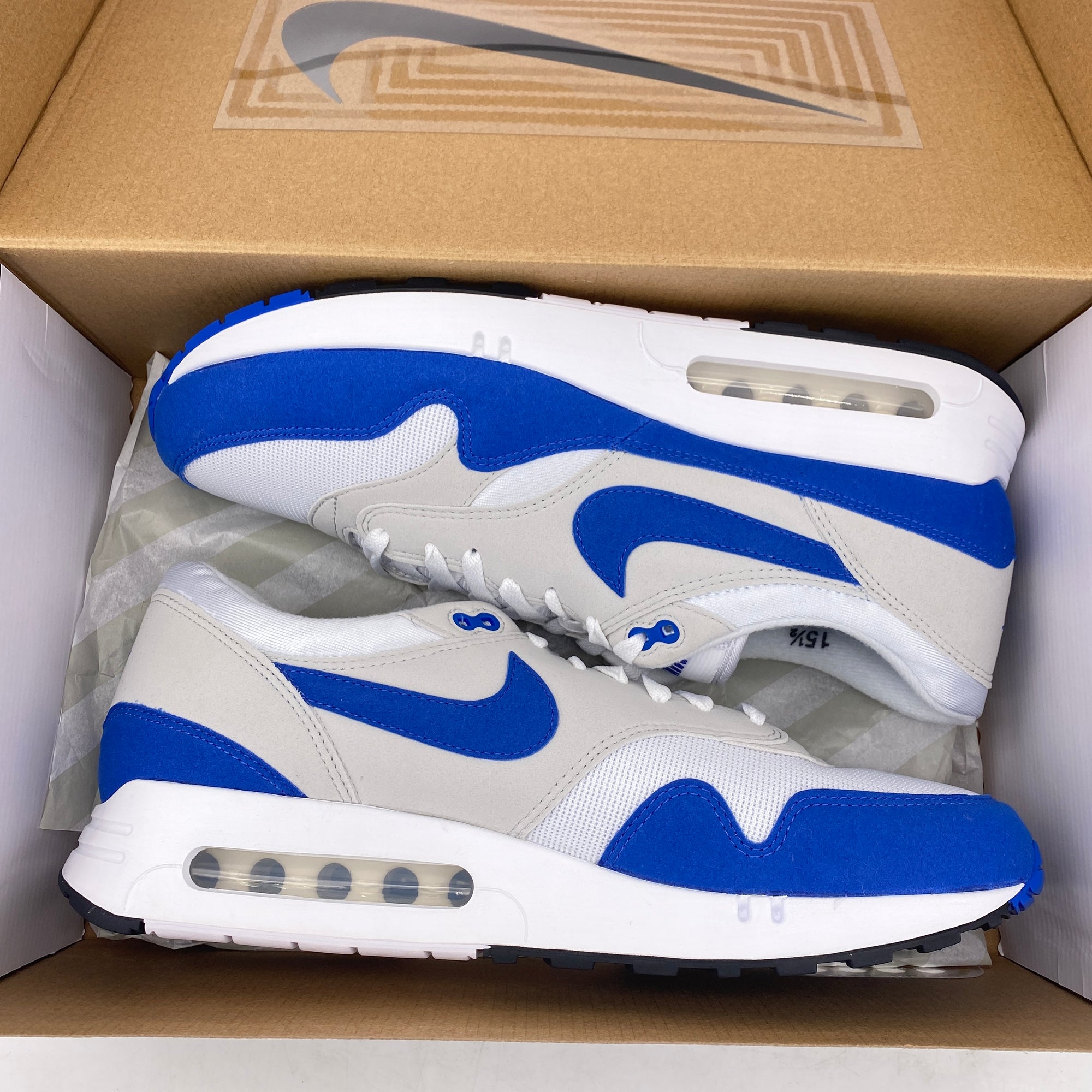 Nike Air Max 1 &#39;86 OG &quot;Big Bubble Royal&quot; 2024 New Size 15.5W