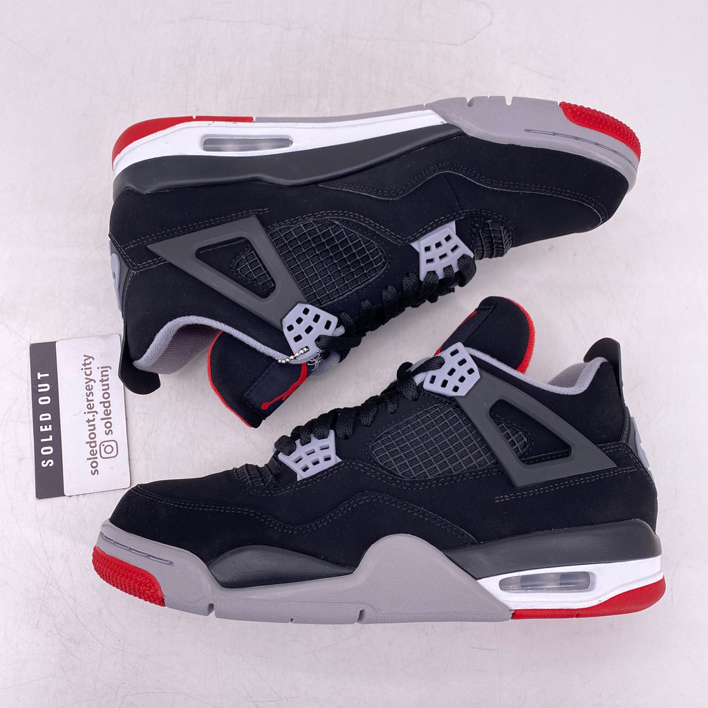 Air Jordan 4 Retro "Bred" 2019 New Size 8